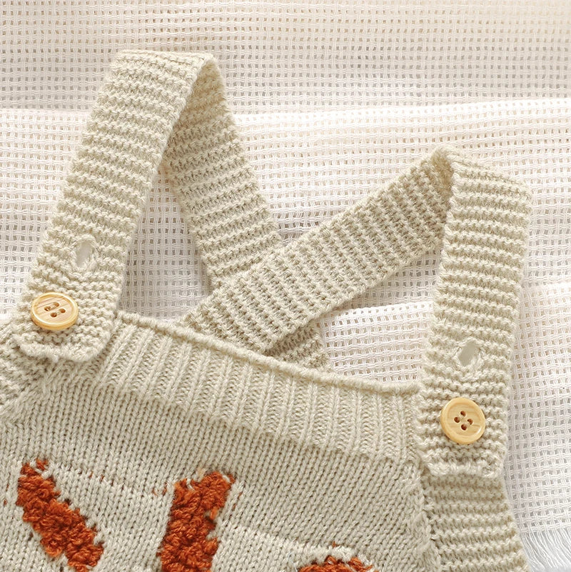 Sleeveless Knitted Romper