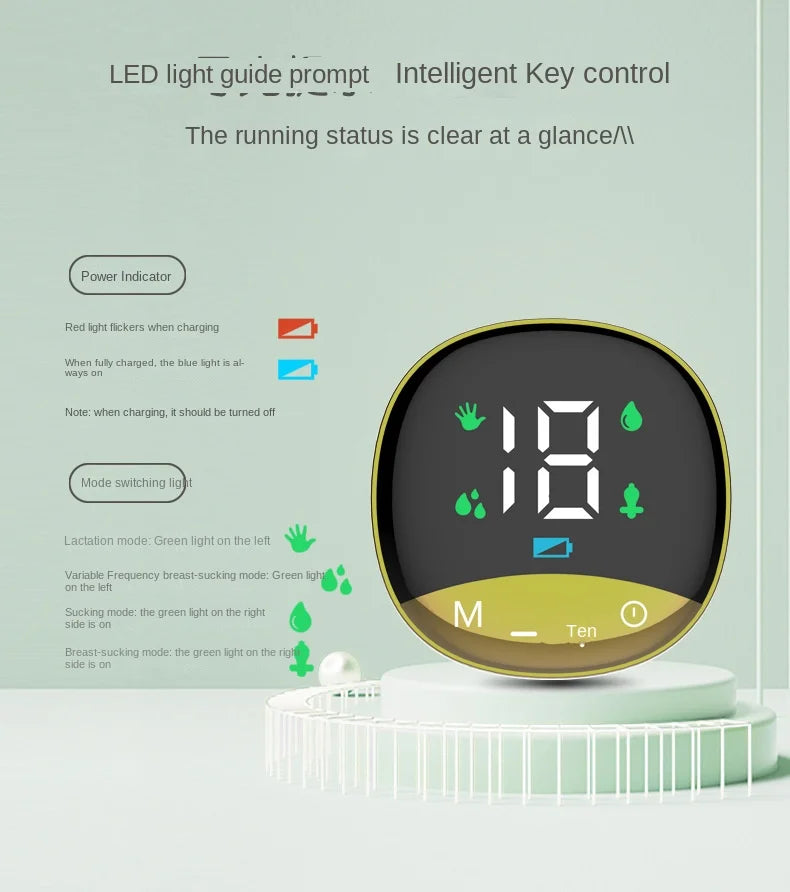 Tire-lait mains libres – Tire-lait électrique portable et portable