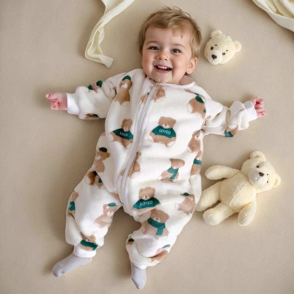 Bear Fleece Jumpsuit