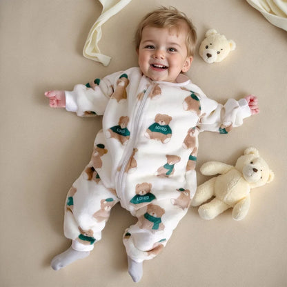Bear Fleece Jumpsuit