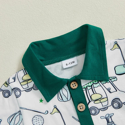 2 Piece Golf Set Summer Outfits Suit