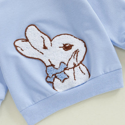 T-shirt brodé lapin d'automne