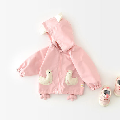 Veste à capuche Bird Veste d'extérieur