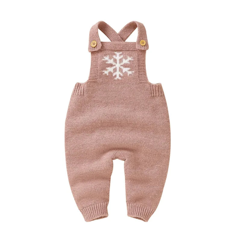 Snowflakes Overall Jumpsuit