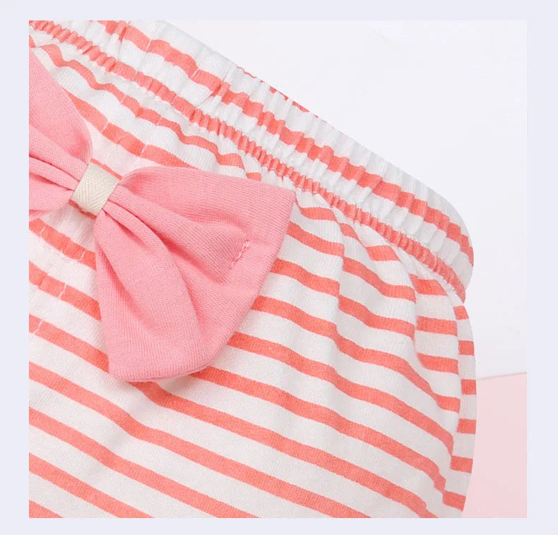 Fashion Stripe Bow Bloomers