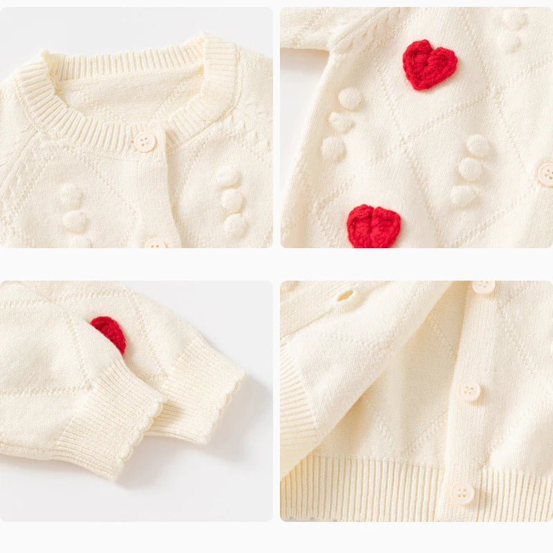 Tricot à manches longues avec broderie Love