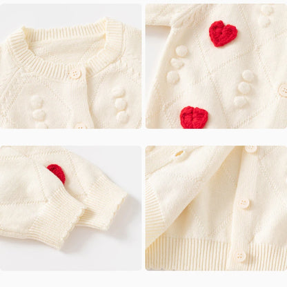 Tricot à manches longues avec broderie Love