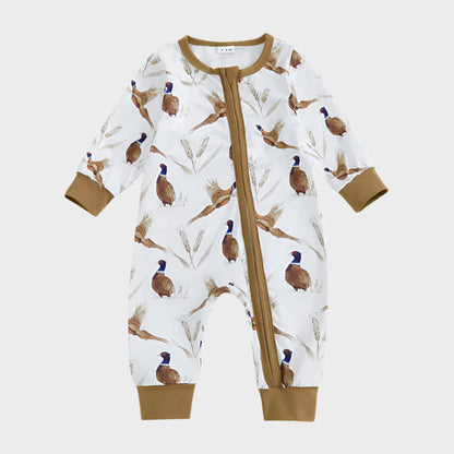 Bird Wheat Romper