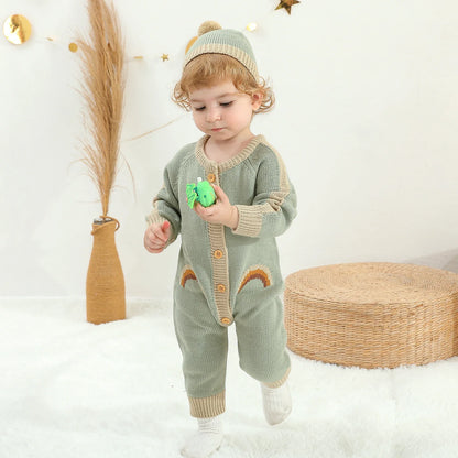 2 Piece Rainbow Jumpsuit