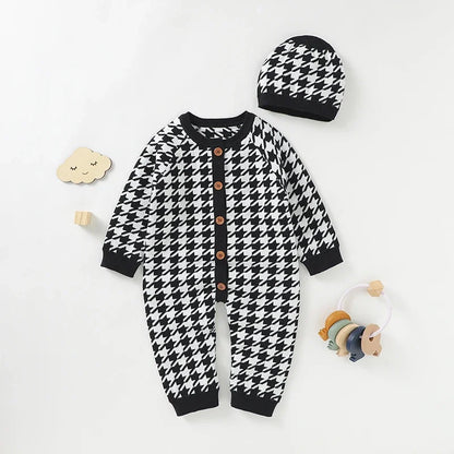 2 Piece Fashion Knitted Grow suit
