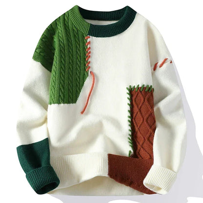 Patchwork Fashion Sweater