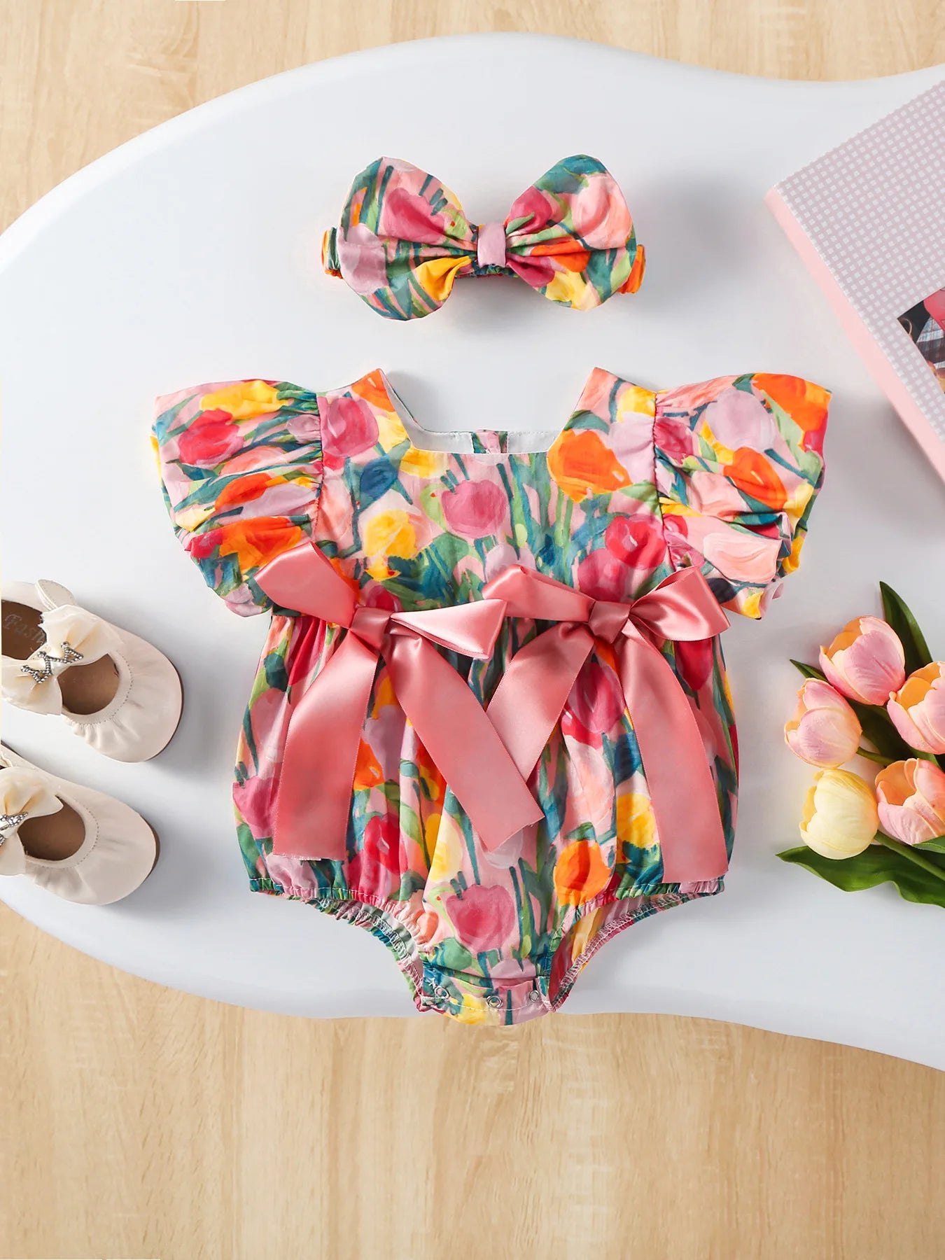 Puff Sleeve with Headband