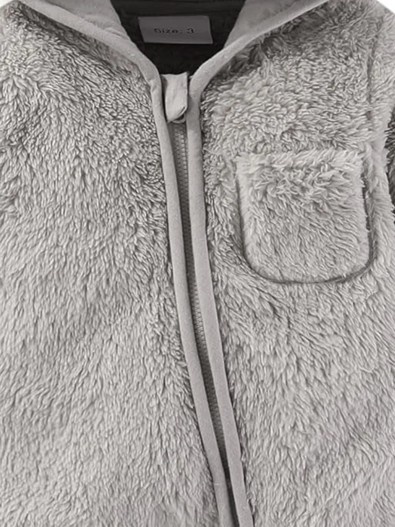 Combinaisons à capuche en polaire chaudes et épaisses