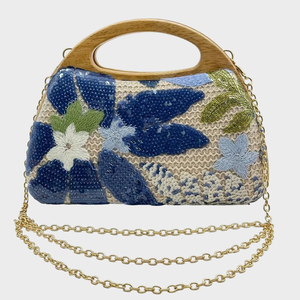 Embroidered Vintage Clutch Bag