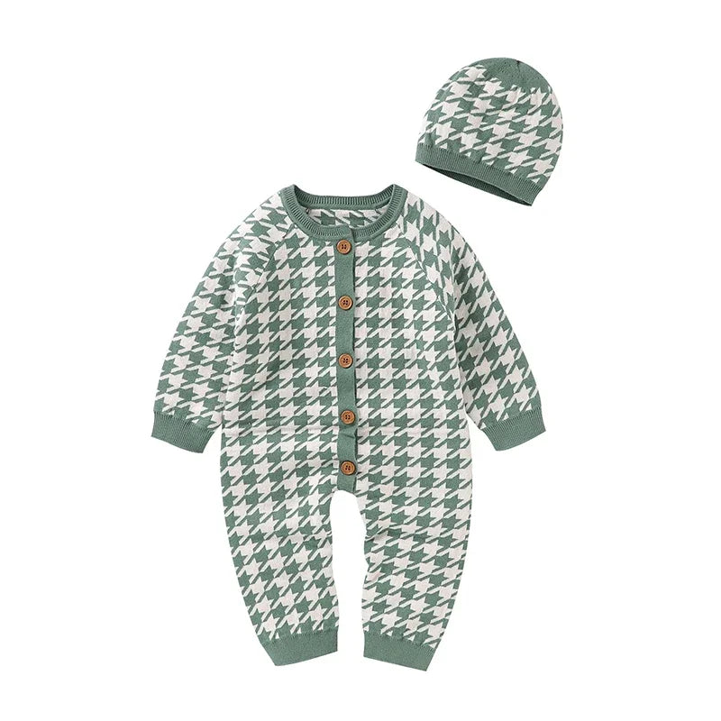 2 Piece Fashion Knitted Grow suit