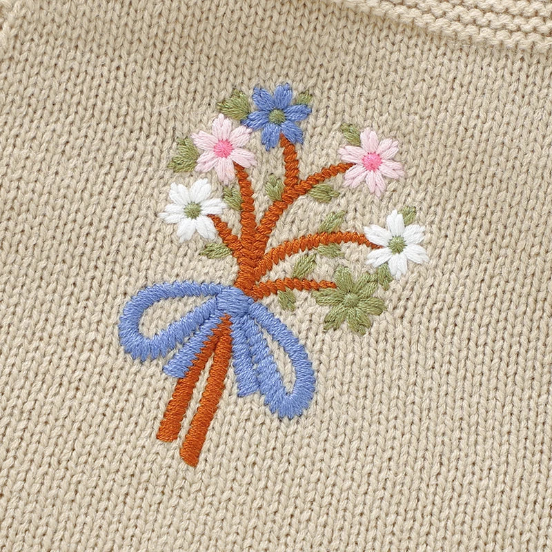 Floral Embroidered Bodysuit