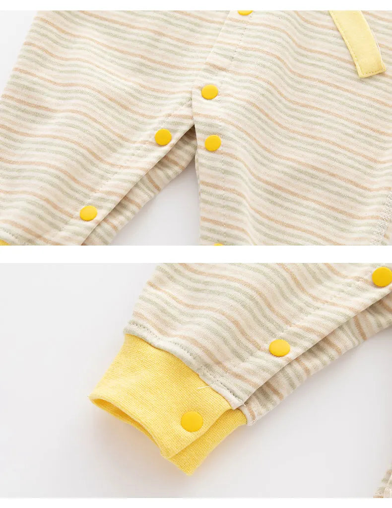 Striped Crawling Jumpsuit