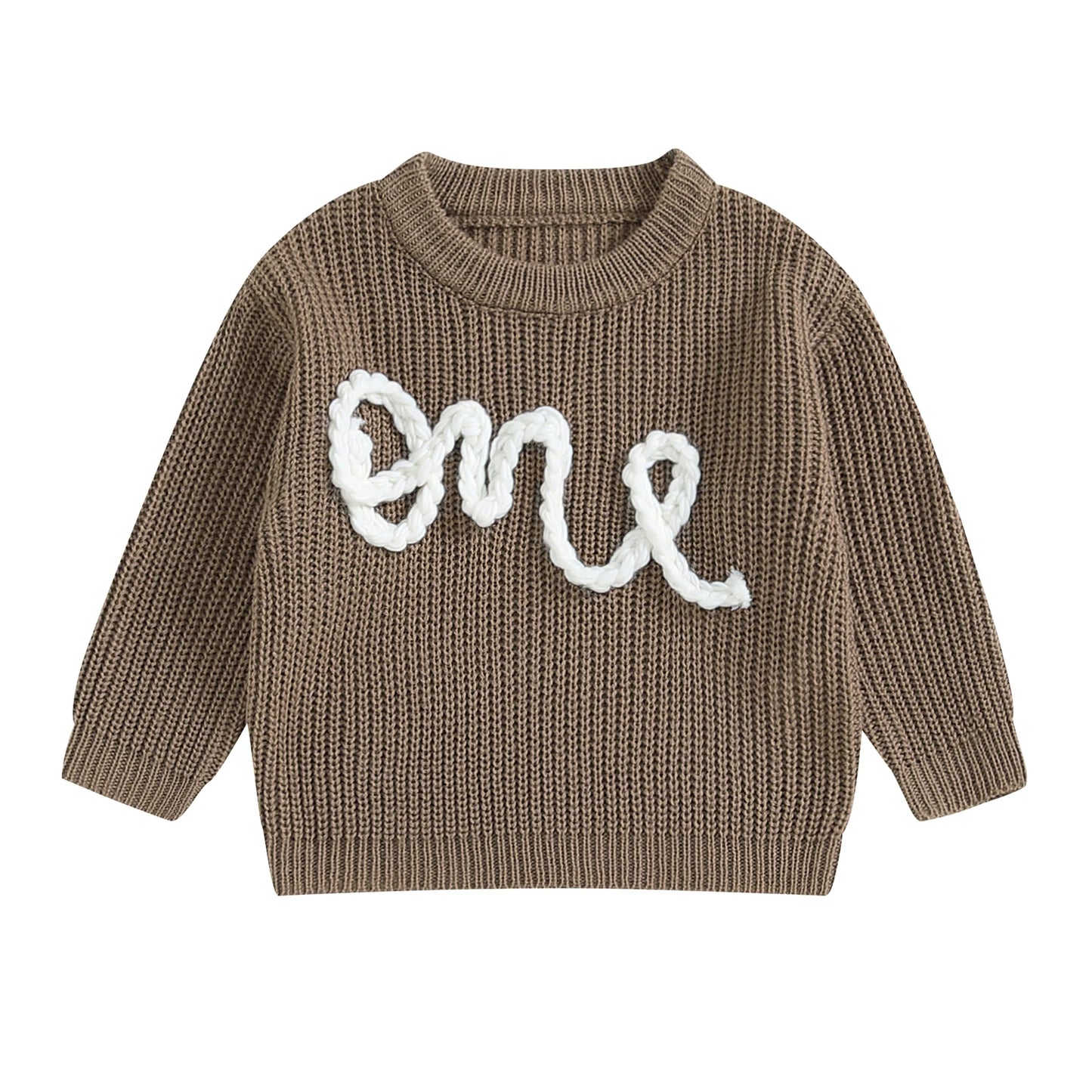 Pulls brodés à manches longues