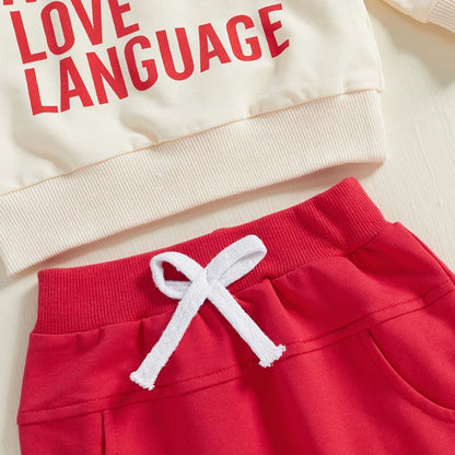 2 Piece Love Snacks Outfit