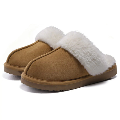 New Winter Fuzzy Women Slippers Indoor