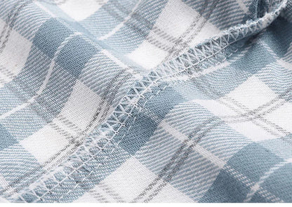 Checkered Long Sleeve Outwear