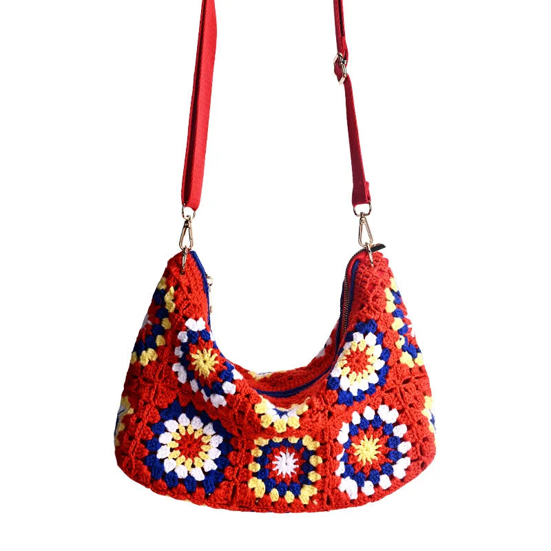 Crossbody Square Crochet Bag