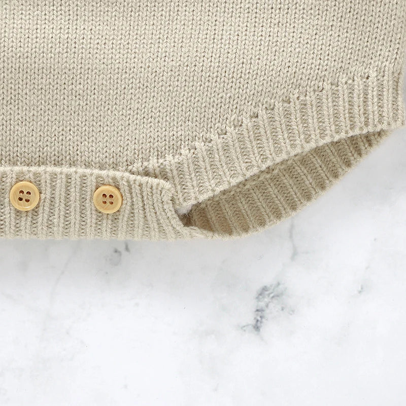 Sleeveless Knitted Romper