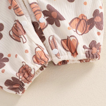 Halloween Ruffle Romper