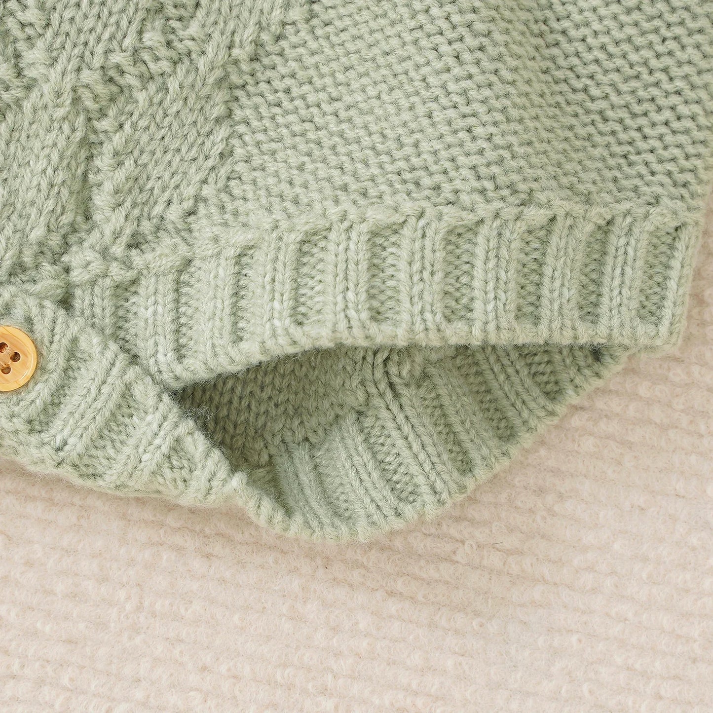 Autumn Knitted Plaid Bodysuit