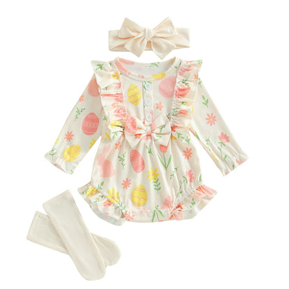 3 Piece Easter Ruffle Set