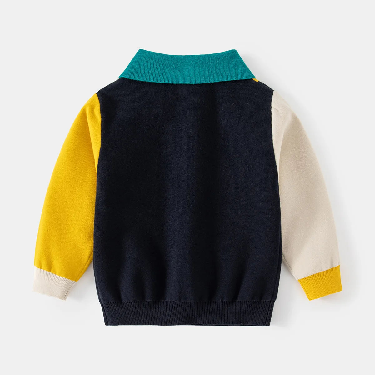 Pull à manches longues avec col dessin animé Workmanship™ Block