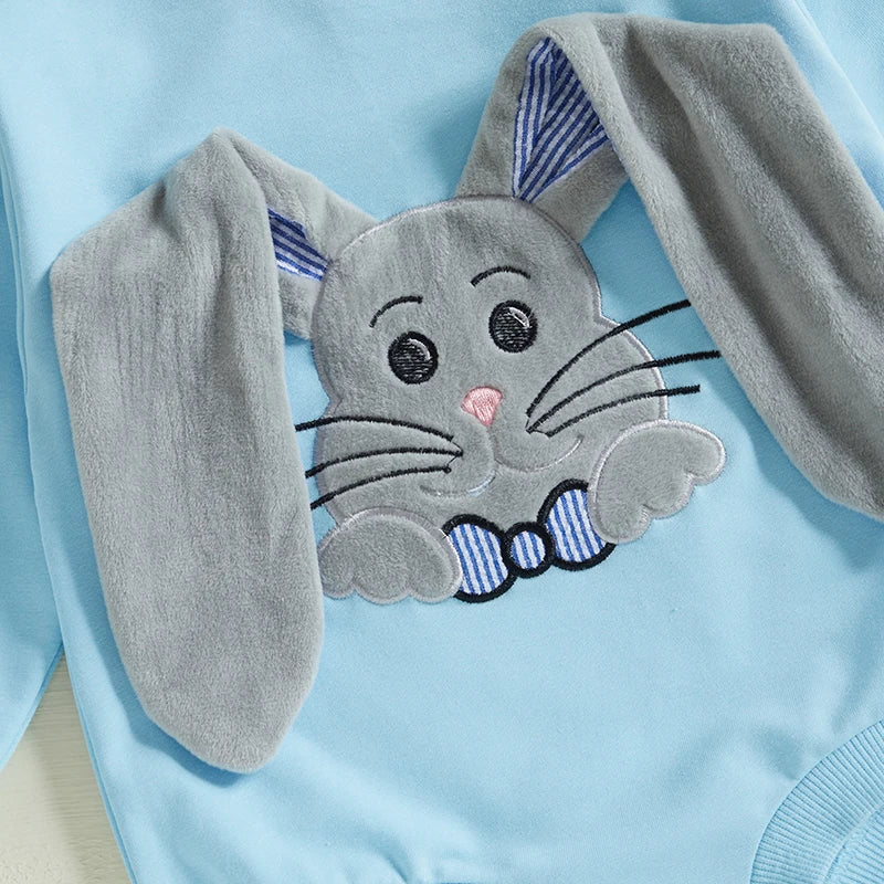 Floppy Eared Bunny Embroidered Bodysuit