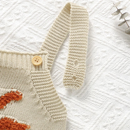 Sleeveless Knitted Romper