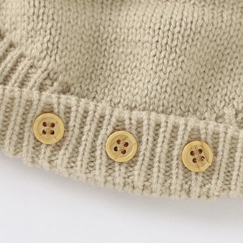 Autumn Knitted Embroidered Bodysuit