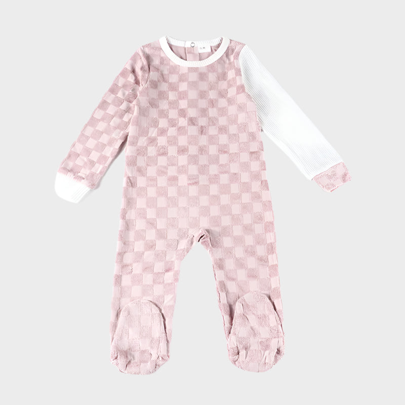 Onesies Checkered Jumpsuit