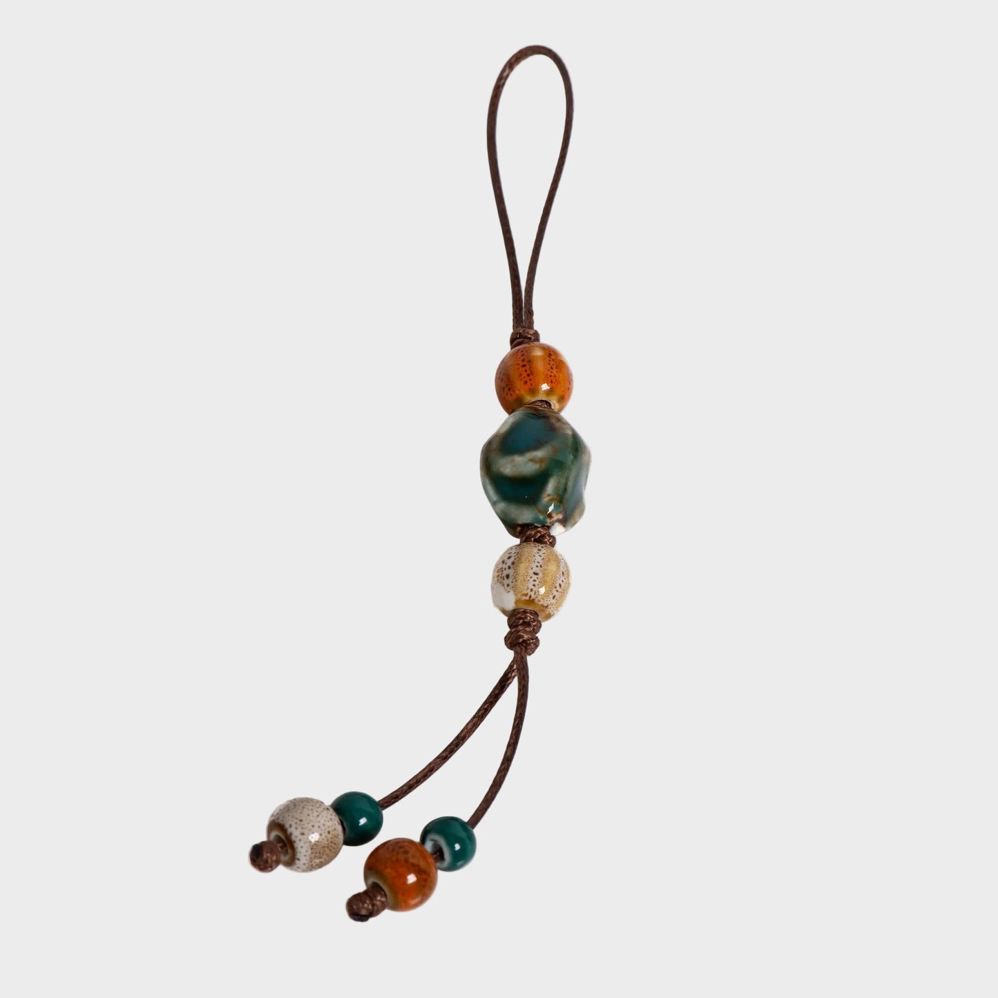 Vintage Ceramic Peach Charm