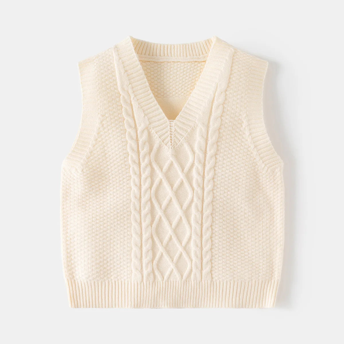 Gilet en tricot à col en V slim