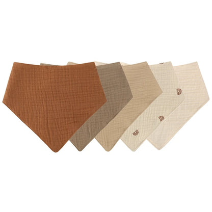 5 Piece Triangle Bandana Bib