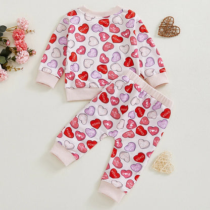 2 Piece Heart Outfit