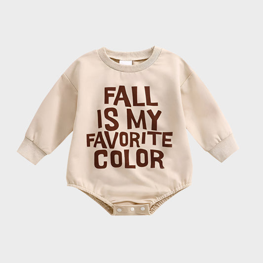 Long Sleeve Crew Neck Letters Bodysuit