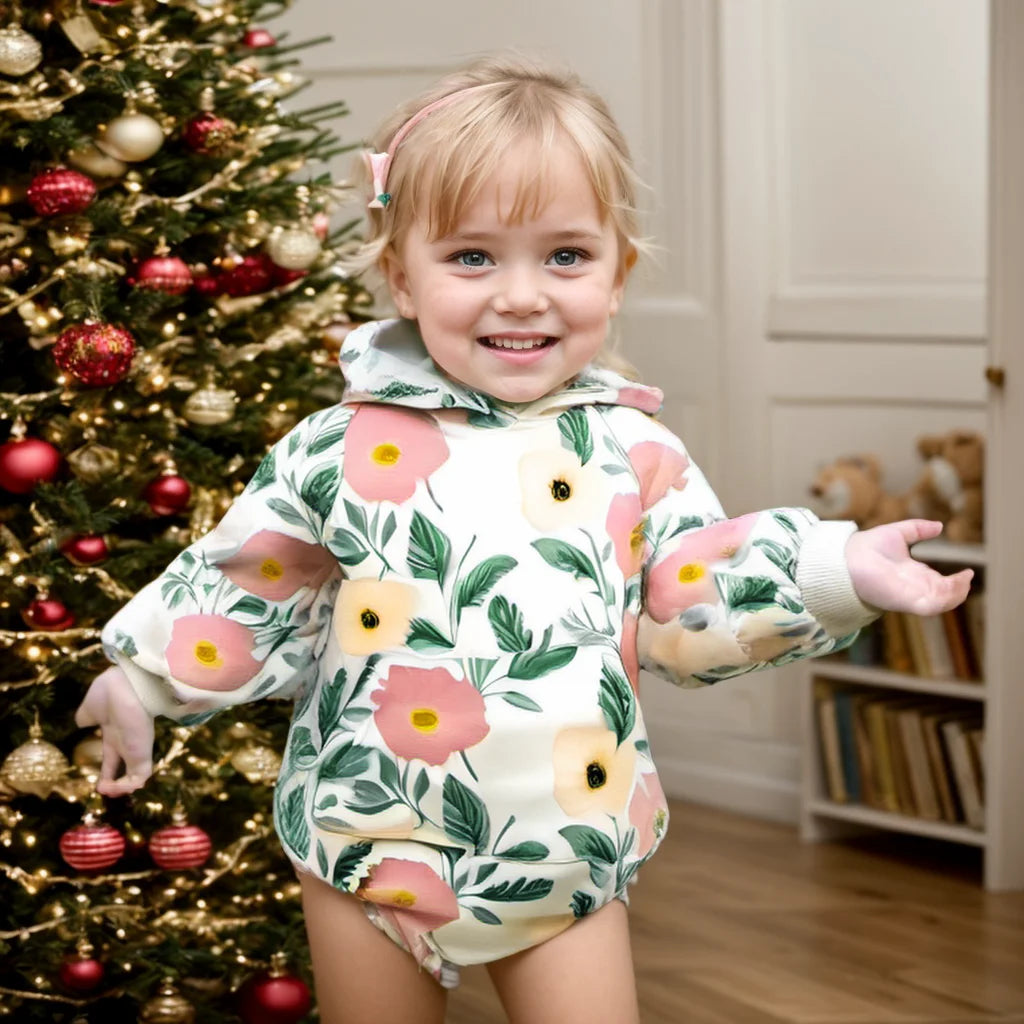 Floral Winter Bodysuit