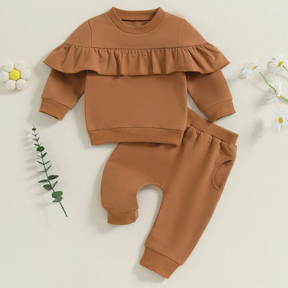 Ensemble 2 pièces pour bébé fille - Tenue d'automne