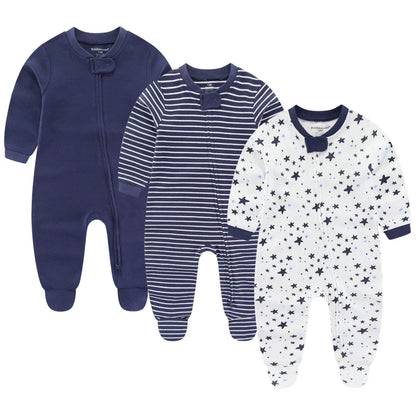 3 Pack kiddiezoom™ Long Sleeve Jumpsuits
