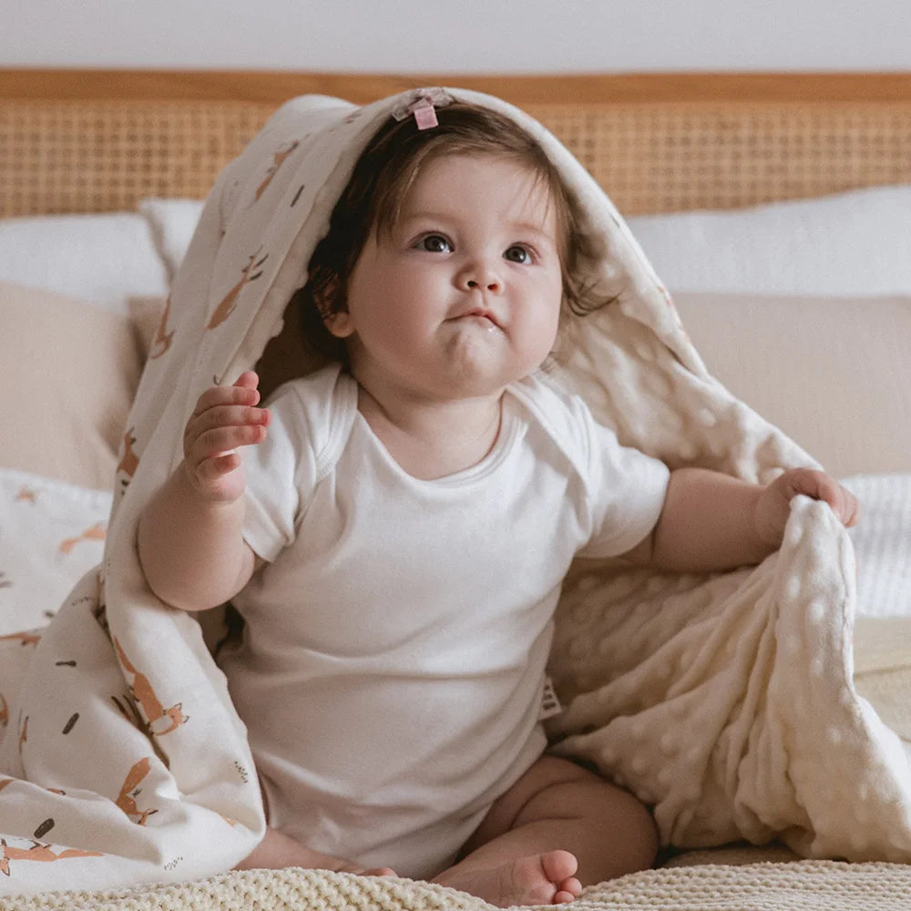 Floral & Faun Swaddle Wrap