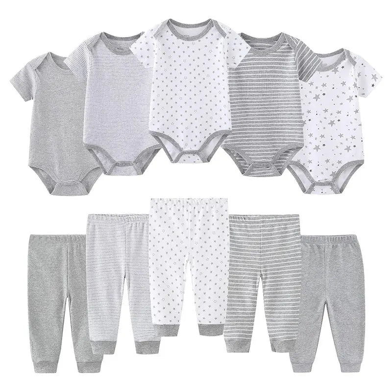 5 Sets Bodysuit with Pants