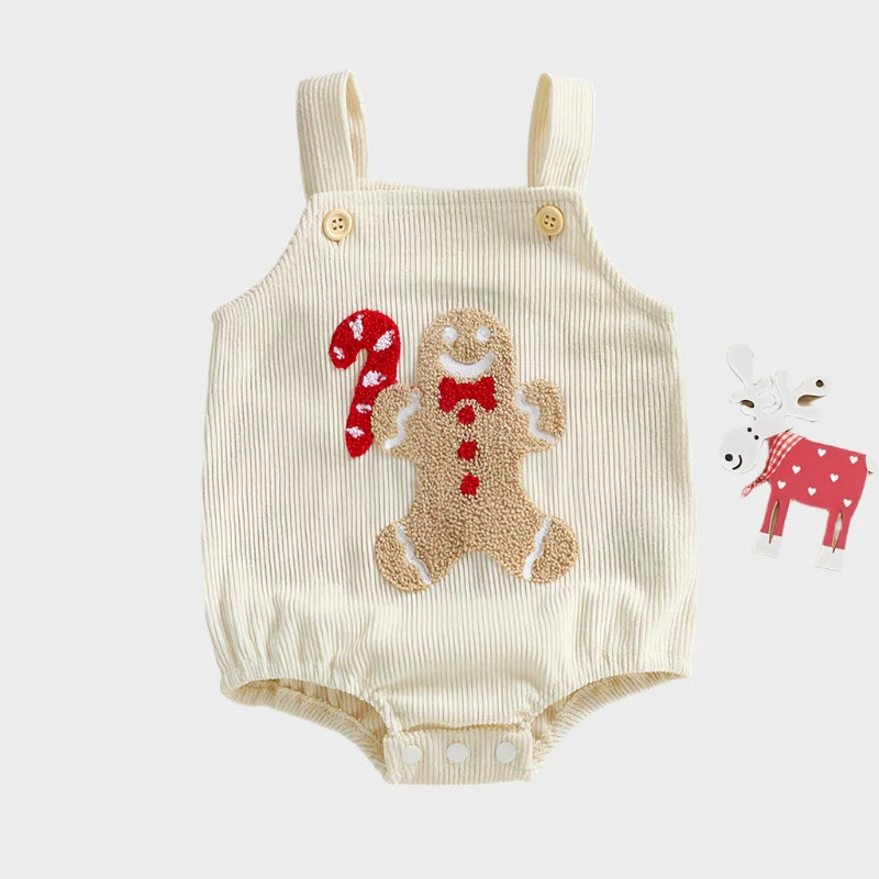 Christmas Overalls Romper