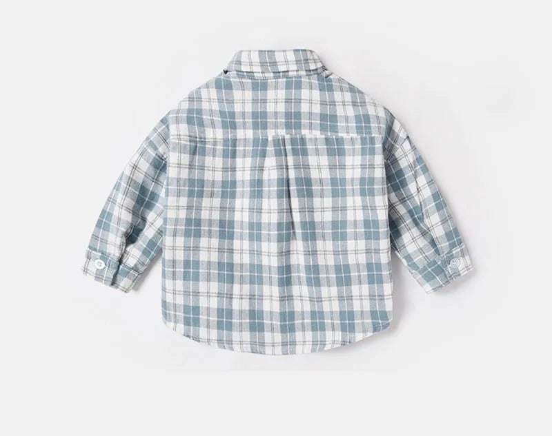 Checkered Long Sleeve Outwear
