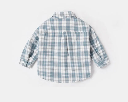 Checkered Long Sleeve Outwear