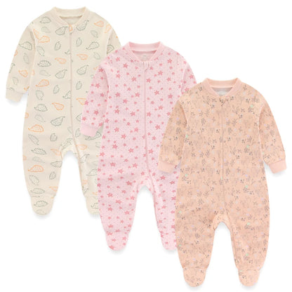3 Pack kiddiezoom™ Long Sleeve Jumpsuits