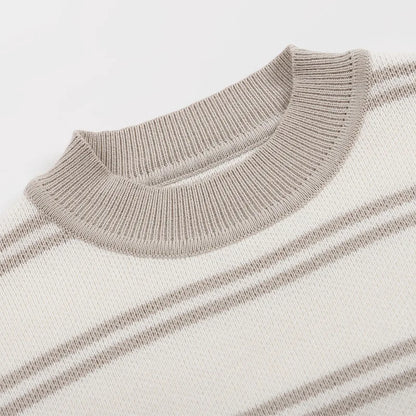 2 Piece Striped Sweater Set